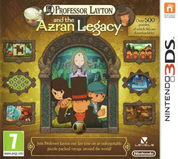 Professor Layton and the Azran Legacy(Europe)(En) box cover front